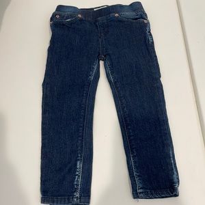 Toddler Hudson Skinny dark wash jeans